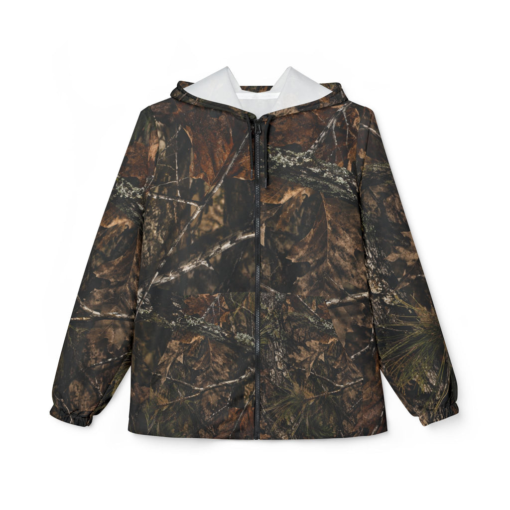 Woodland Camo “Buck $not” Windbreaker Jacket