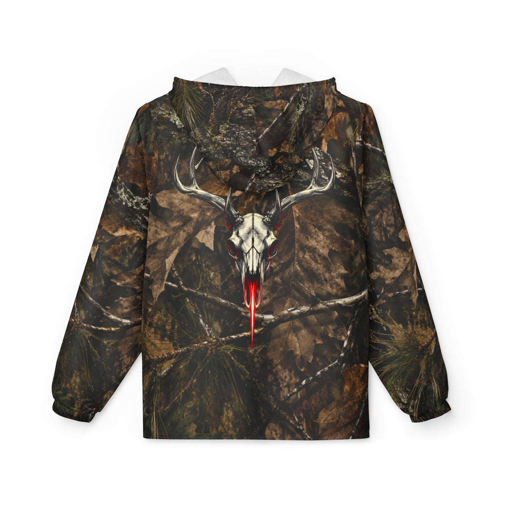 Woodland Camo “Buck $not” Windbreaker Jacket