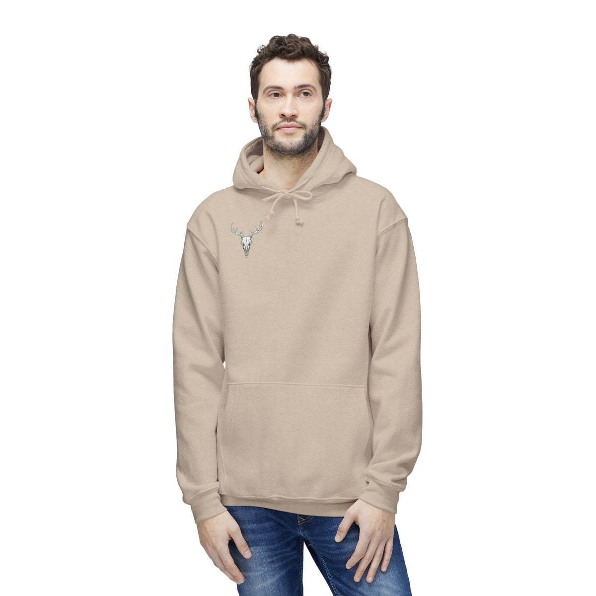 “The Dark Buck” Unisex Hooded Sweatshirt, Made in US