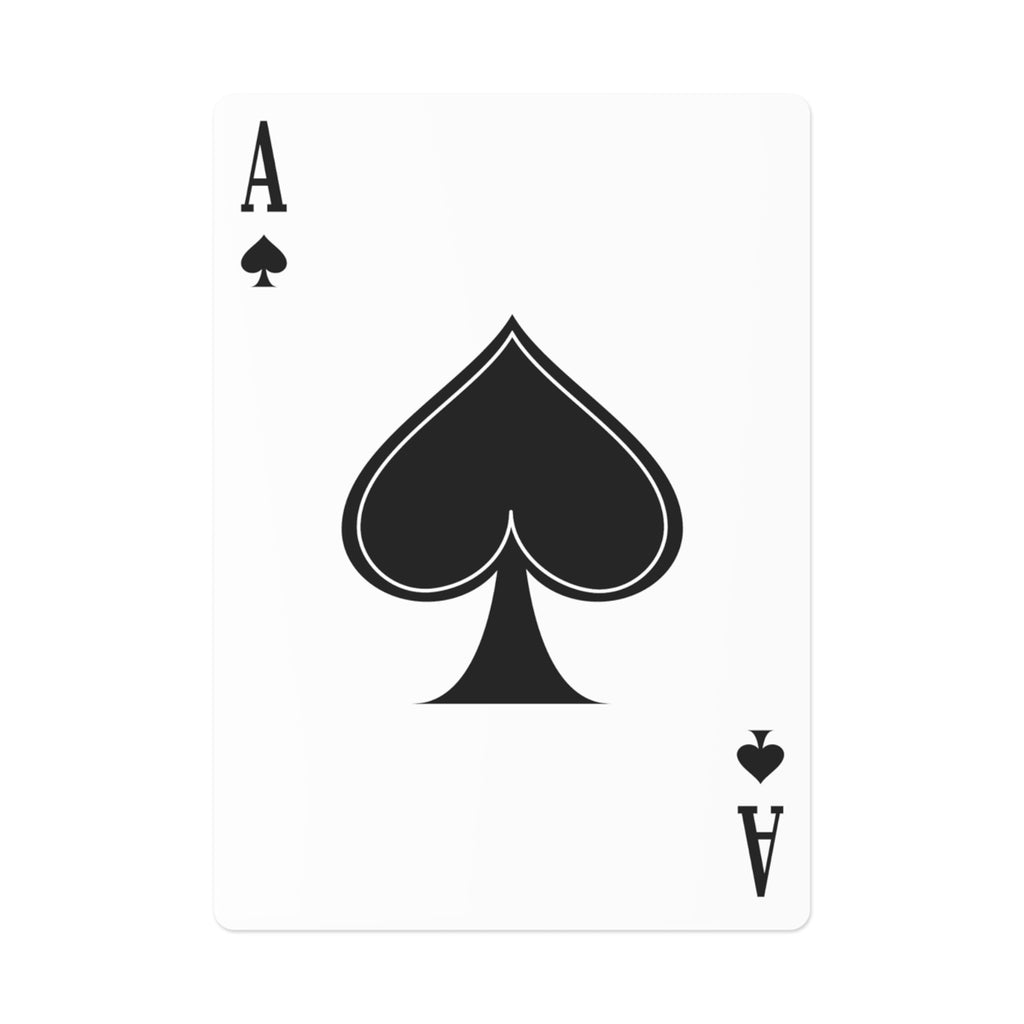 Black “One $hot” Poker Cards