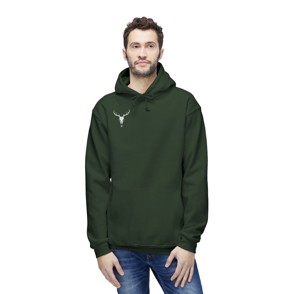 “The Dark Buck” Unisex Hooded Sweatshirt, Made in US