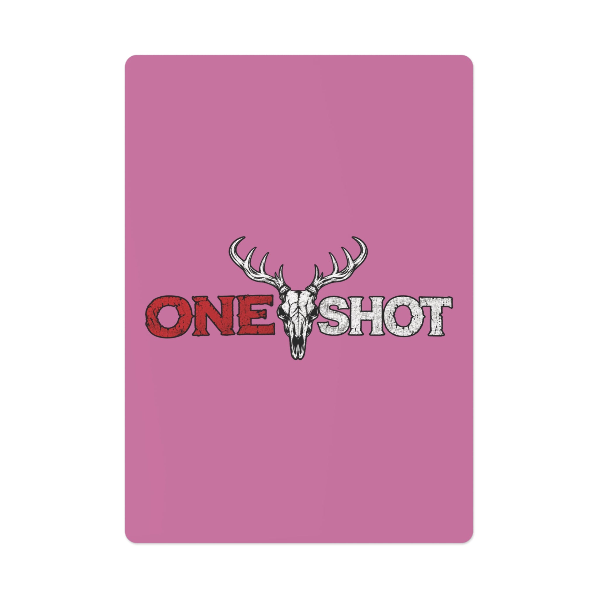 Pink “One $hot” Poker Cards