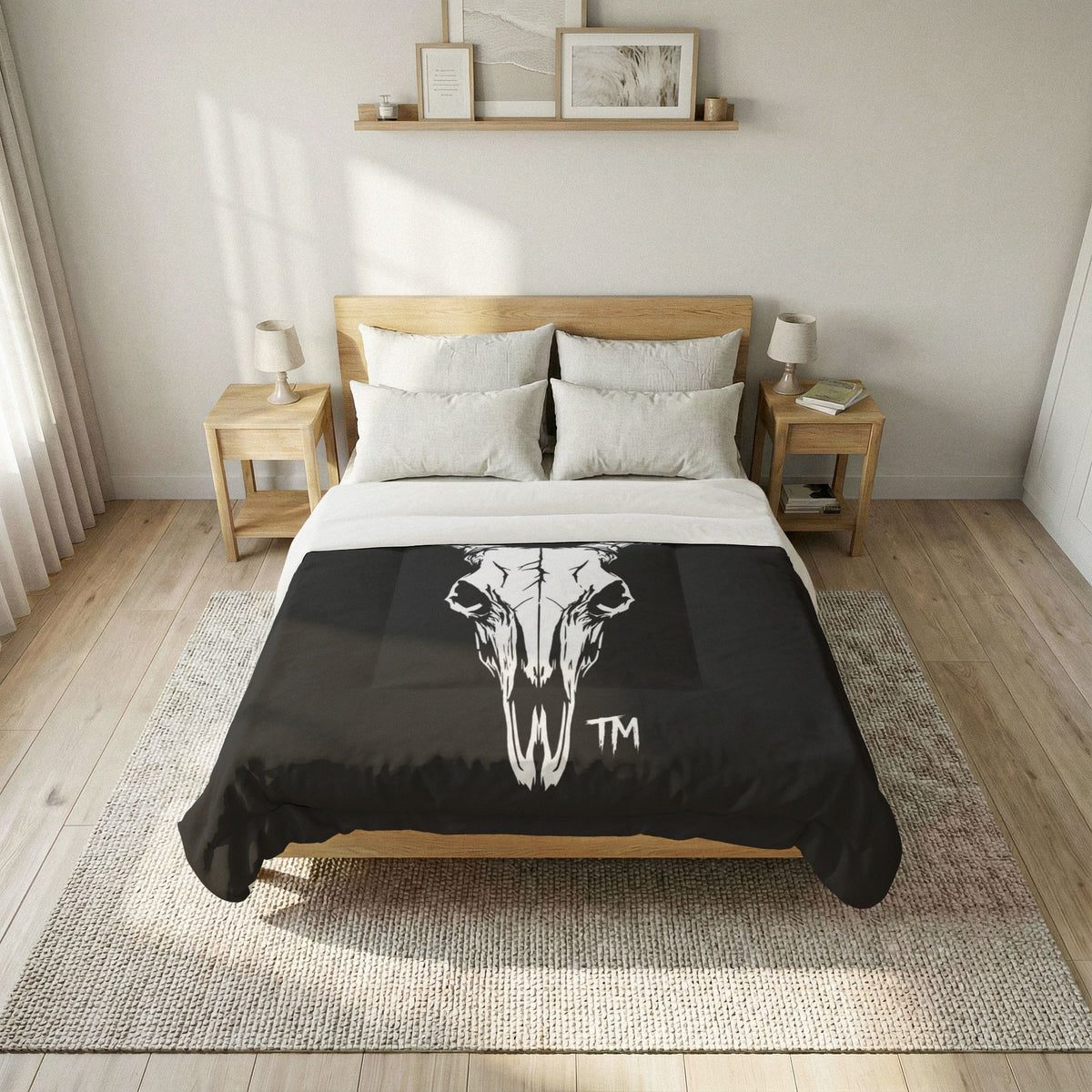 “The Dark Buck” Cotton Comforter
